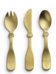 Elodie Details - Children's Cutlary Set - Matt Gold/Brass - S&ouml;&ouml;giriistad - ONE SIZE