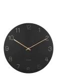 KARLSSON - Wall Clock Charm Engraved Numbers White - Seinakellad - &Oslash;40CM
