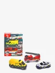 Dickie Toys - Sos Team Set - Svensk Version - Kiirabiautod - ONE SIZE