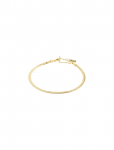 Pilgrim - Joanna Recycled Flat Snake Chain Bracelet - K&auml;eketid - ONE SIZE