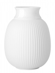 Lyngby Porcel&aelig;n - Curve Vase H12.5 Hvid Porcel&aelig;n - Small Vases - H12.5CM