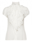 Saint Tropez - Liljasz Crinkle Ss Shirt - L&uuml;hikeste varrukatega - S