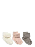 Mp Denmark - Wool Rib Baby Socks - 3-Pack - Sokid - 25/28