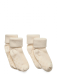 Minymo - Baby Rib Sock W. Abs (2-Pack) - Sokid - 23\26