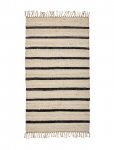 House Doctor - Rug, Hdsima, Black, Natural - Puuvillased vaibad ja kaltsuvaibad - 140X70CM