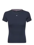 Tommy Jeans - Tjw Slim Essential Rib Ss - L&uuml;hikeste varrukatega - XL