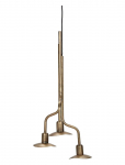 House Doctor - Lampe, Hdhana, Messingfinish - Rippvalgustid - 32X30X77CM