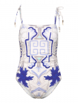 Malina - Fern Tie Shoulder Printed Swimsuit - Ujumisriided - L