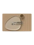 LIND DNA - 4-Set Table Mat Square L Nupo Nougat - Lauamatid - 35X45CM