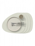 LIND DNA - 4-Set Table Mat Curve Nupo - Lauamatid - 37X44CM