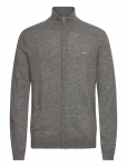 GANT - Extrafine Lambswool Zip Cardigan - Poolpika lukuga džemprid - XXXL