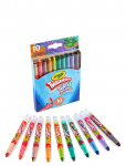 Crayola - Crayola 10 Swirl Mini Twistable Crayons - V&auml;rvilised pliiatsid - ONE SIZE
