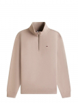 Tommy Jeans - Tjm Reg Fleece 1/4Zip Mock Neck - Poolpika lukuga džemprid - M