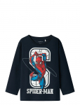 Name It - Nmmnitin Spider Nreg Ls Top Noos Mar - Pikkade varrukatega T-s&auml;rgid - 98