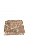 Majvillan - Summer Fields Brown Muslin Blanket 130X180 Cm - Musliintekid - 130X180CM