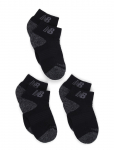 New Balance - Youth Active Low Cut Socks 3 Pack - Sokid - L