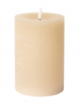 C'est Bon - Rustic Finish Led Pillar Candle - LED-k&uuml;&uuml;nlad - H15CM