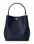 Lauren Ralph Lauren - Crosshatch Small Reese Bucket Bag - Paunkotid - ONE SIZE