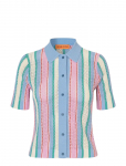 STINE GOYA - 2100 Tricot Knit, Short Sleeve Croc - L&uuml;hikeste varrukatega - L
