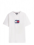 Tommy Hilfiger - Linear Flag Graphic Tee - L&uuml;hikeste varrukatega - L