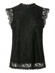 Pieces - Pcolline Sl Lace Top Wvn Noos - Varrukateta - S