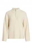 Vila - Vilassia L/S High Neck Zipper Top - Noos - Džemprid - L