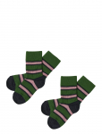 FUB - 2-Pack Two-Tone Stripe Socks - Sokid - 19/21