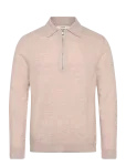 Selected - Slhtray Merino Brushed Relaxed Zip Polo - Poolpika lukuga džemprid - S