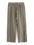 Lindex - Trousers Pyjama Seersucker - P&uuml;ksid - L
