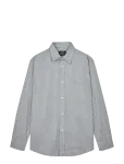 Mads N&oslash;rgaard - Cotton Soft Marcel Shirt - Triibulised s&auml;rgid - L