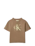 Calvin Klein - Mesh Applique Ss T-Shirt - L&uuml;hikeste varrukatega - 140
