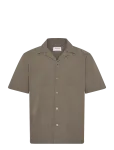 Lindbergh - Seersucker Shirt S/S - L&uuml;hikeste varrukatega s&auml;rgid - L