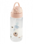 Done By Deer - Straw Bottle Tiny Farm Powder 350 Ml - S&ouml;&ouml;giaeg - &Oslash; 6.5X H 20CM