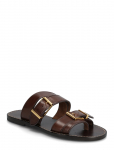 Polo Ralph Lauren - Buckle-Detail Leather Slide Sandal - Madalad sandaalid - 38