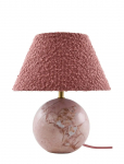 Globen Lighting - Table Lamp Castello 24 Dusty Pink Marble - Laualambid - 24X24X28CM