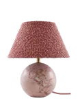 Globen Lighting - Table Lamp Castello 24 Dusty Pink Marble - Laualambid - 24X24X28CM