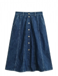 Gant - Flared Denim Skirt - Teksaseelikud - 36