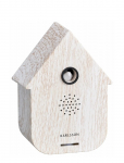 KARLSSON - Sound Box Modern Cuckoo White Wash - Kamina- ja lauakellad - &Oslash; 12 CM