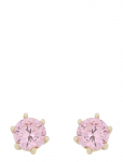 SN&Ouml; Of Sweden - Callie Small Crystal Pin Ear G/Light Pink-Onesize - Needid - ONE SIZE