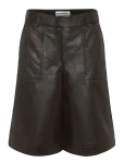 ROUGE EDIT - Roususie Rw Leather Culottes/Pf - L&uuml;hikesed nahkp&uuml;ksid - 40