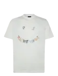 PS Paul Smith - Mens Reg Fit T Shirt Happy - L&uuml;hikeste varrukatega - XL