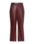 Calvin Klein - Faux Leather Flare Pant - Leather Leggings/trousers - 32
