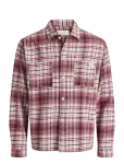Jack & Jones - Jorfrederiksberg Flannel Overshirt Ls Sn - Ruudulised s&auml;rgid - XL