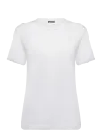 Weekday - Classic Rib T-Shirt - L&uuml;hikeste varrukatega - XL