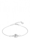 SN&Ouml; Of Sweden - Connected Chain Brace Heart S/Clear - K&auml;eketid - ONE SIZE
