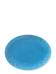Lyngby Porcel&aelig;n - Rhombe Color Oval Serving Dish 28.5X21.5 Blue - Praetaldrikud - 28X21.5CM