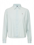 Polo Ralph Lauren - Cropped Boxy Chambray Shirt - Pikkade varrukatega - L