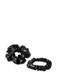 Corinne - Vegan Scrunchie Big And Small 2Pack - Juuksekummid - ONE SIZE