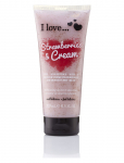 I LOVE - I Love Exfoliating Shower Smoothie Strawberries Cream 200Ml - Koorijad - 200 ml