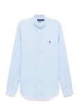 Polo Ralph Lauren - Slim Fit Striped Stretch Poplin Shirt - Vabaaja - XXL